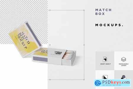 Match Box Mock-Up Set