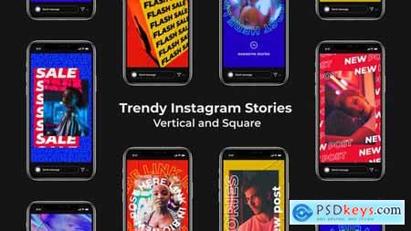 Videohive Trendy Instagram Stories Vertical and Square 24900393