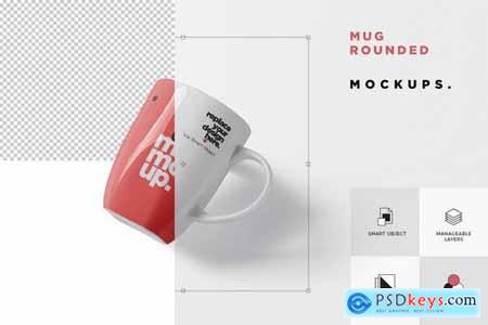 Mug Mockup - Rounded with Handle