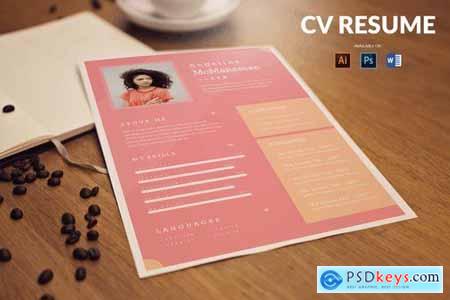 CV Resume Modern And Simple