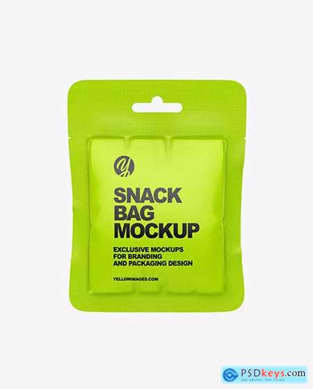 Matte Snack Bag Mockup 50525