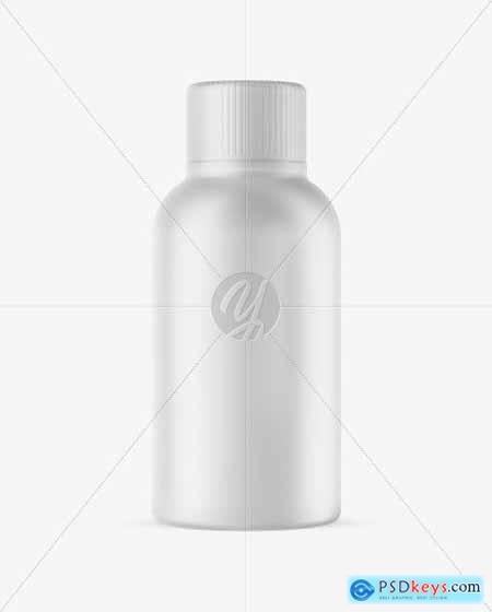 Bottle in Matte Shrink Sleeve Mockup 50651