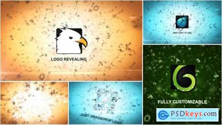 Videohive Abstract Random Letters Logo Reveal 6403524