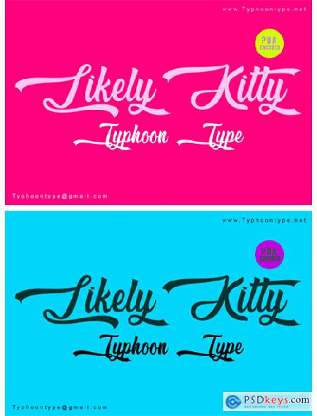 Likely Kitty Font