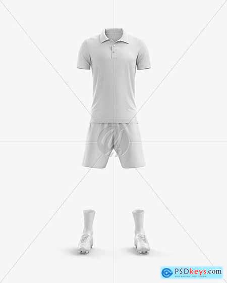 Mens Full Soccer Kit with Open Collar 50679