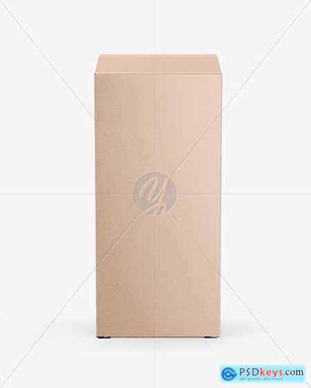 Kraft Paper Box Mockup 50674