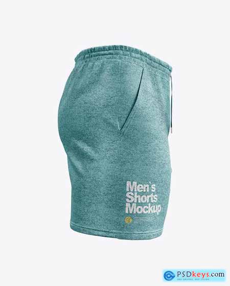 Melange Mens Shorts Mockup 50695