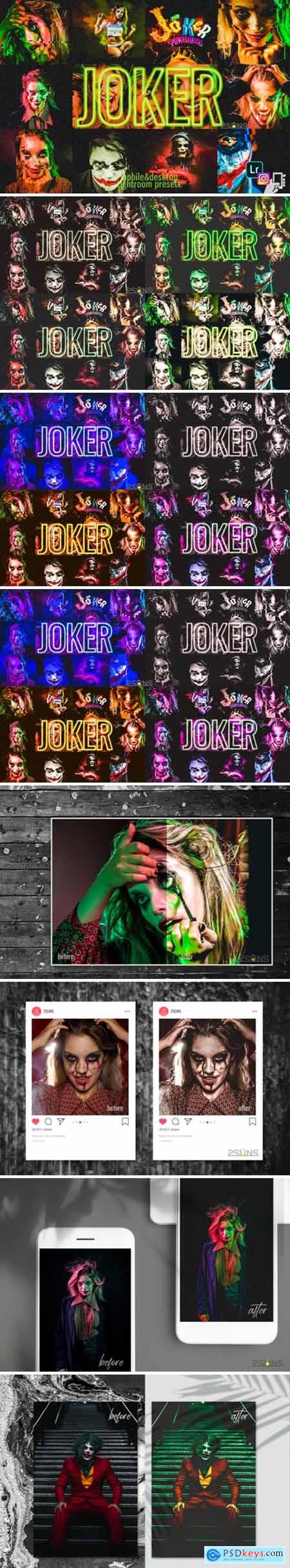 9 Joker Presets, Halloween Presets Dng 1949006