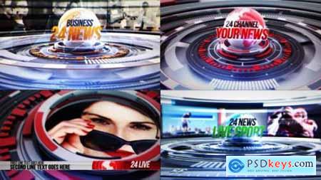 Videohive 24 World News Complete Broadcast Package 24955486