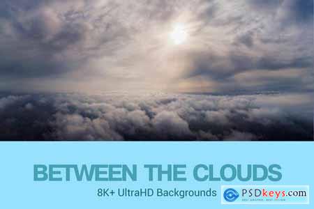 8K+ UltraHD Between the Clouds Backgrounds
