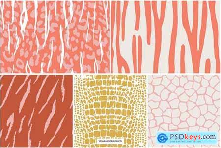 Animal Print Seamless Patterns