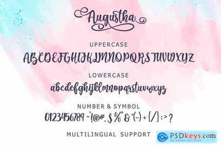 Augustha - Lovely Script 4013566
