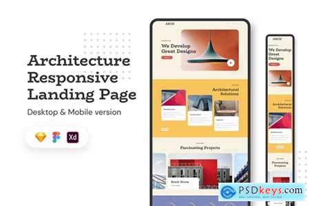 Architecture Responsive Landing Page