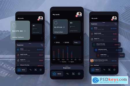Damofy Finance Management Mobile UI - TH