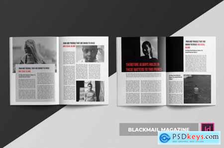 Blackmail - Magazine Template