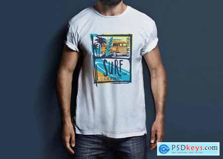 T-Shirt Mockup 05 » Free Download Photoshop Vector Stock image Via ...