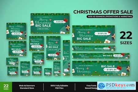 Christmas Sale Web Ad Banners