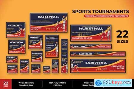 Sports Tournament Web Ad Banners