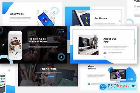 Mobile App Powerpoint Google Slides and Keynote Templates