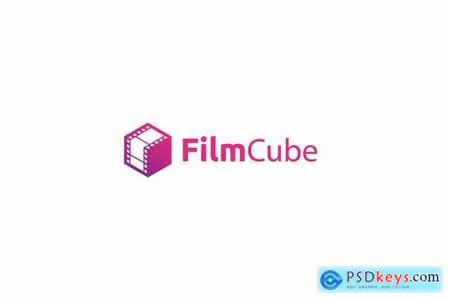Film Cube Logo Template