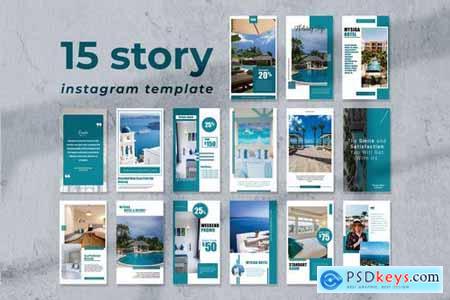 Hotel Resort and Tourism Instagram Stories