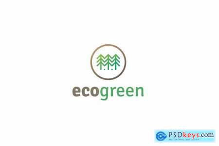 Eco Green Logo Template