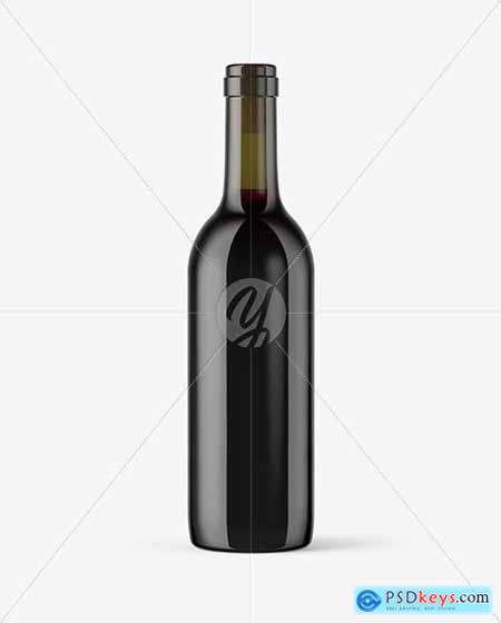 375ml Antique Green Glass Red Wine Bottle 50708