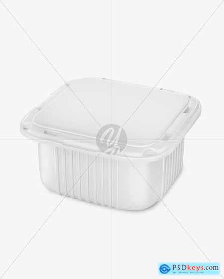 Matte Plastic Container Mockup 50666