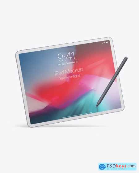 Clay Apple iPad Pro 2018 12.9 Mockup 50943