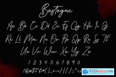 Bastogne Signature Font 4272862