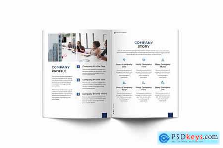 Pitch Deck Business A4 Brochure