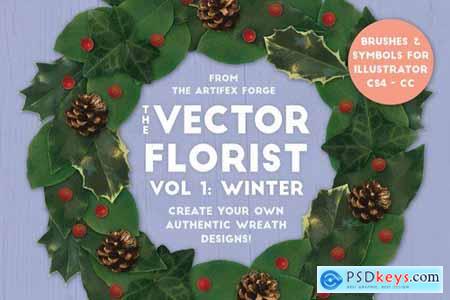 The Vector Florist - Brushes Winter
