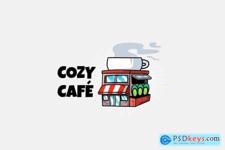 cozy cafe - Mascot & Esport Logo