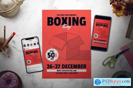 Boxing Day Flyer Set