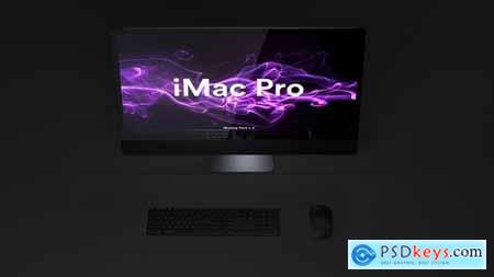 Dark iMac Pro Mockup