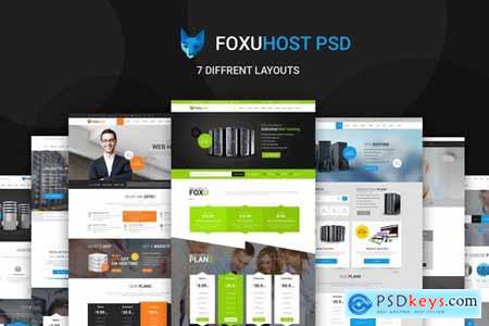 Foxuhost - Hosting Business PSD Template