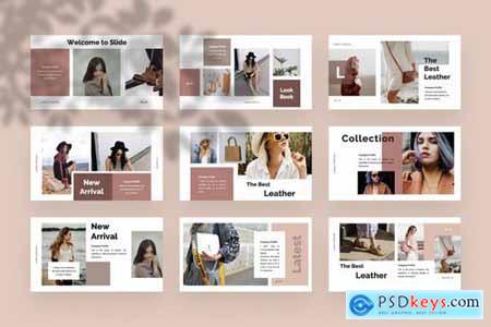 Leather Powerpoint Google Slides and Keynote Templates