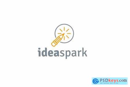 Idea Spark Logo Template