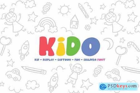 Kido - Fun Children Display Font 4269783