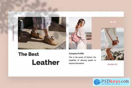 Leather Powerpoint Google Slides and Keynote Templates