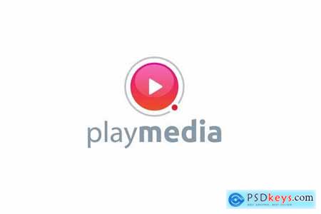 Play Media Logo Template