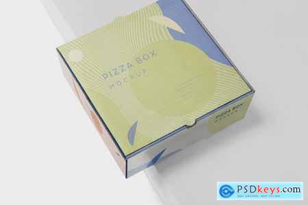 Pizza Box Mockup Set - Triple Pack