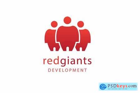 Red Giants Logo Template