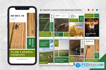 Farming & Agriculture Instagram Stories AI and PSD