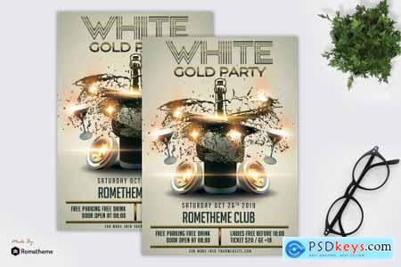 White Gold Party - Flyer Template MR
