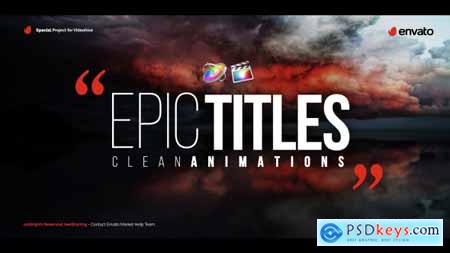 Videohive Epic Titles For Final Cut Pro X 20531405