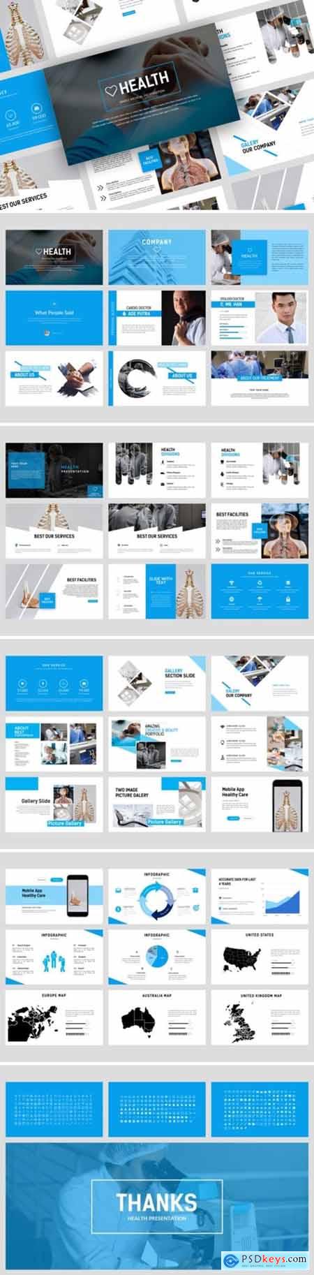 Health Medicare Powerpoint, Keynote and Google Slides Templates