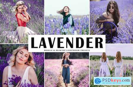 Lavender Mobile & Desktop Lightroom Presets