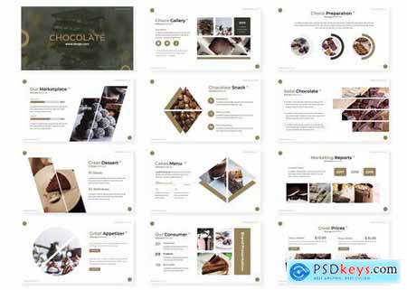 Chocolate - Powerpoint Google Slides and Keynote Templates