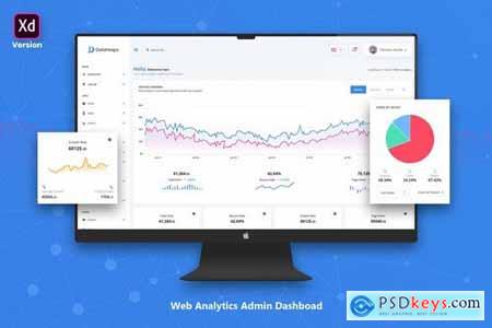 Web Analytics Admin Dashboard UI (XD)